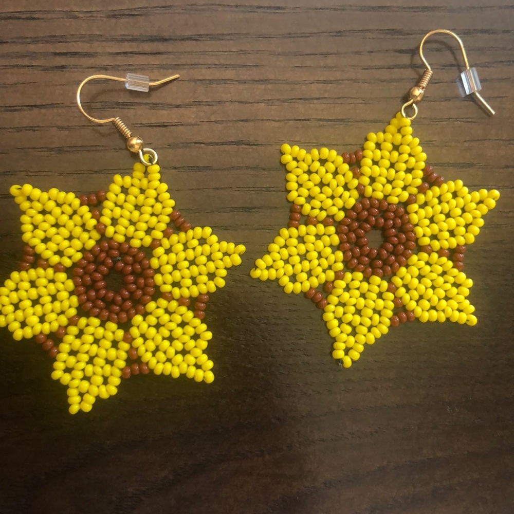 Huichol earrings